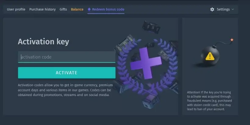 коды war thunder mobile