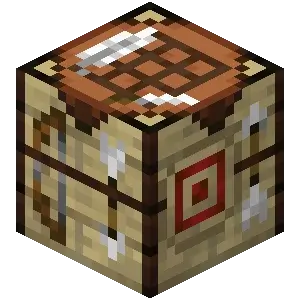 сделать стол лучника Майнкрафт